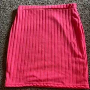 PLT NWOT Hot pink mini skirt